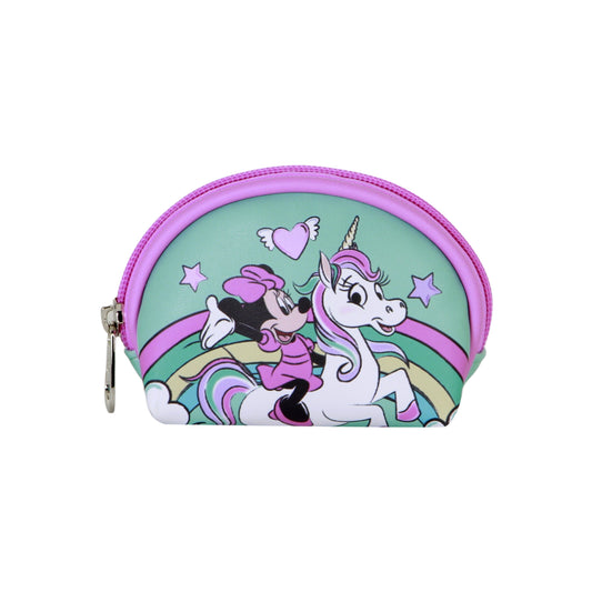 Disney Minnie Mouse Fantasy-Casual Oval Coin Purse, Green