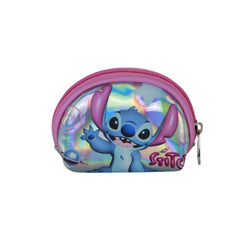 Disney Lilo i Stich Cosmic-Owalny portfel casual, srebrny