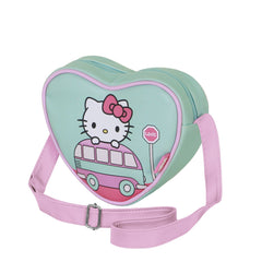 Hello Kitty Van-Borsa a Tracolla Cuore Casual, Verde