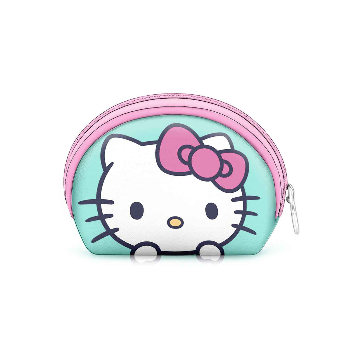 Hello Kitty Van-Monedero Oval Casual, Verde