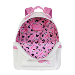 Hello Kitty Gesicht-Rucksack Heady, Weiß