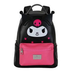Hello Kitty Kuromi Face-Mochila Heady, Lilás