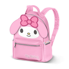 Hello Kitty My Melody Face-Mochila Heady, Rosa
