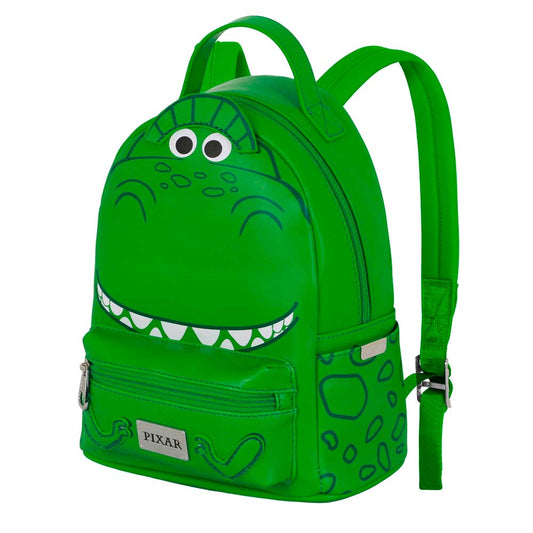 Disney Toy Story Rex-Mochila Heady Pq Premium, Verde