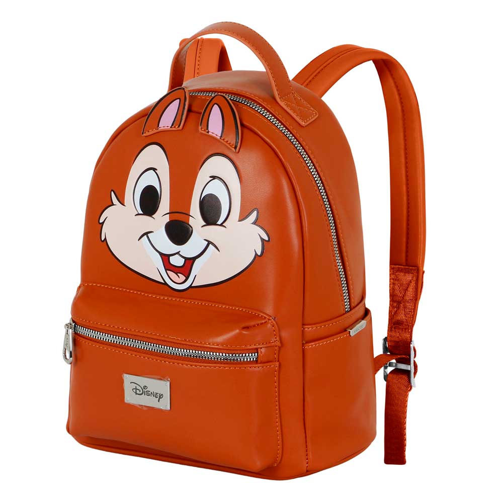 Disney Chip e Chop Face-Mochila Heady, Castanho