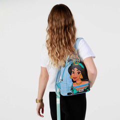 Disney Princess Jasmine-Small Heady Premium backpack, Turquoise