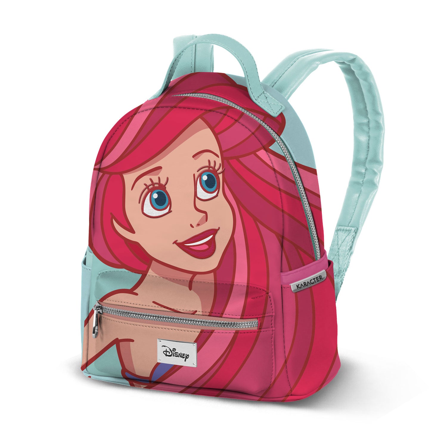 Disney Princesas Ariel-Mochila Heady Pequeña, Verde