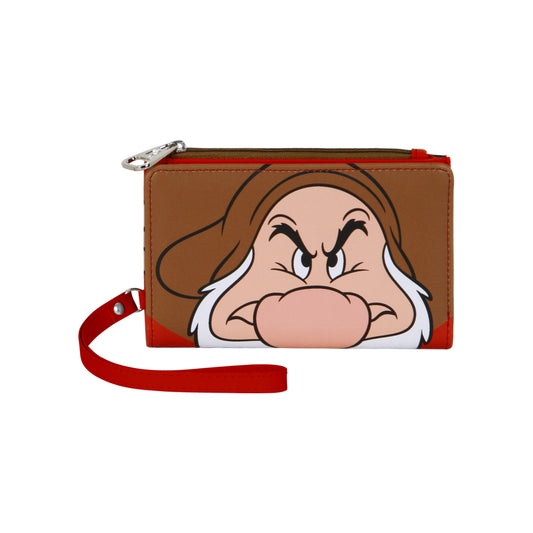 Disney Seven Dwarfs Grumpy-Slim wallet, Brown