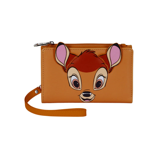 Disney Bambi Face-Portefeuille slim, Brun