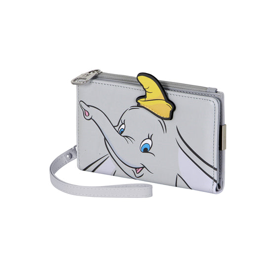 Disney Dumbo Face-Slim wallet, Blue