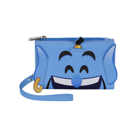 Disney Génie Face-Portefeuille slim, Bleu