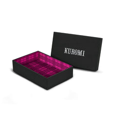 Hello Kitty Kuromi Face-Slim wallet, Lilac