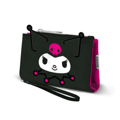 Hello Kitty Kuromi Face-Billetero Slim, Lila