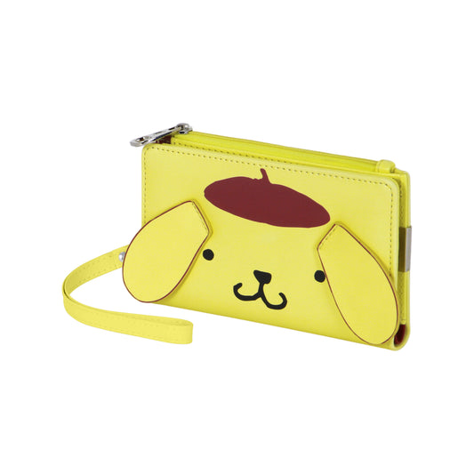 Hello Kitty Pompompurin Face - Portfel Slim, Kość Słoniowa