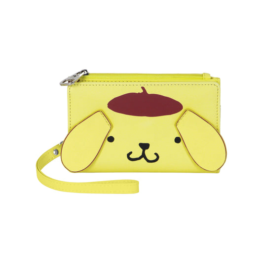 Hello Kitty Pompompurin Face - Portfel Slim, Kość Słoniowa