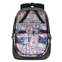 One Piece Morandi-Block Backpack, Grey