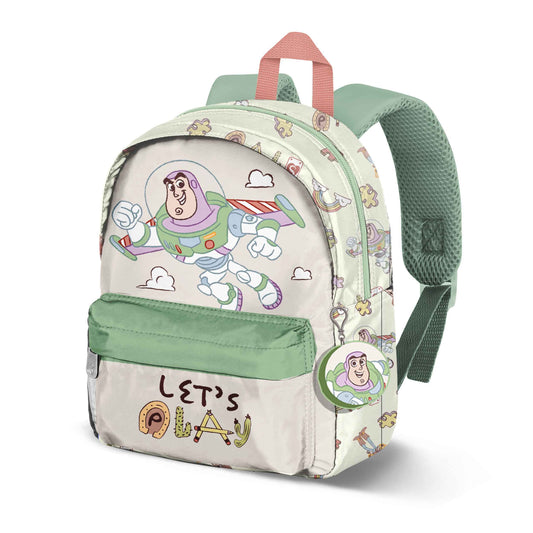 Disney Toy Story Buzz-Mochila Joy + Accesorio, Verde