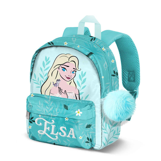 Disney Frozen 2 Elsa-Mochila Joy + Accesorio, Azul