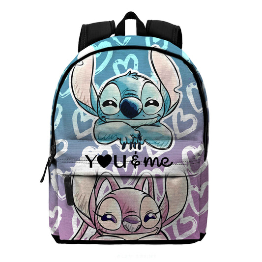 Disney Lilo y Stitch You & Me-Mochila HS FAN 3.0, Azul