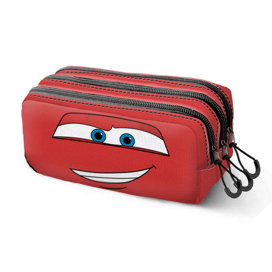 Disney Cars 3 Legendary-Estuche Portatodo Trick FAN 2.2, Rojo