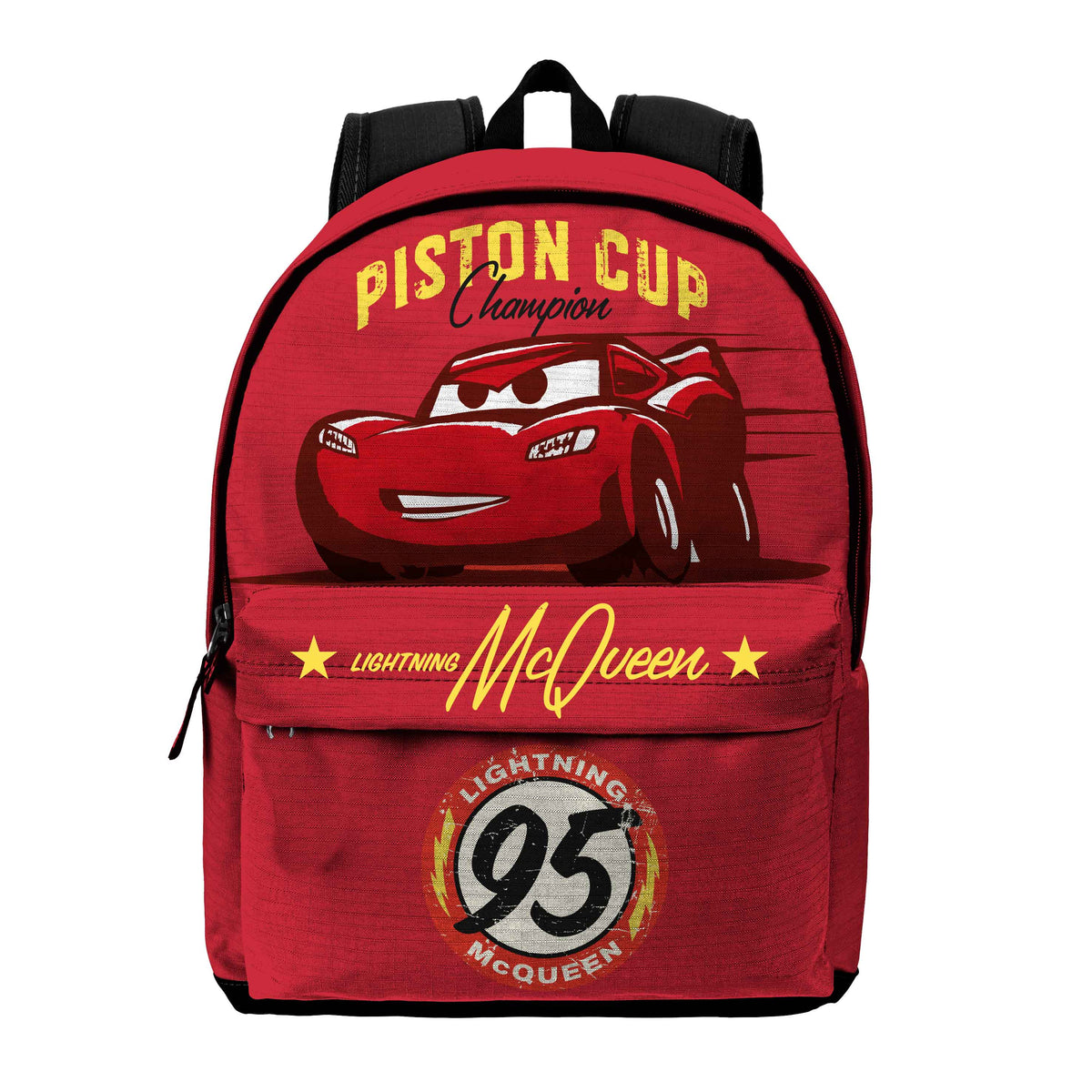 Disney Cars 3 Piston-Mochila HS FAN 3.0, Rojo
