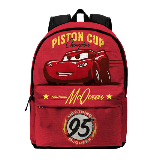 Disney Cars 3 Piston-Mochila HS FAN 3.0, Rojo