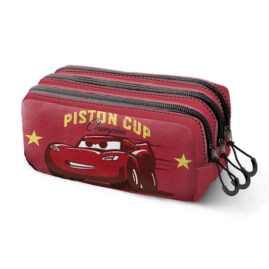 Disney Cars 3 Piston-Estuche Portatodo Trick FAN 2.2, Rojo