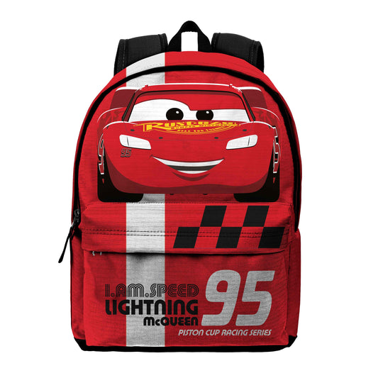 Disney Cars 3 Speed-Mochila HS FAN 3.0, Rojo