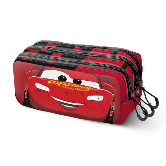 Disney Cars 3 Speed-Estuche Portatodo Trick FAN 2.2, Rojo
