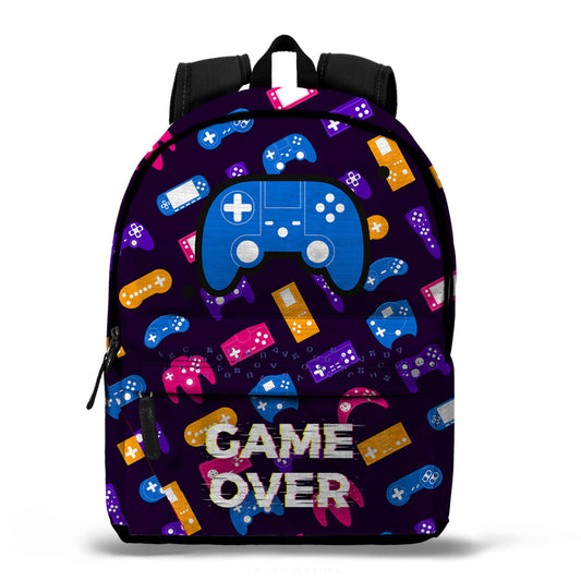 PRO-DG Game Over-Mochila HS FAN 3.0, Negro