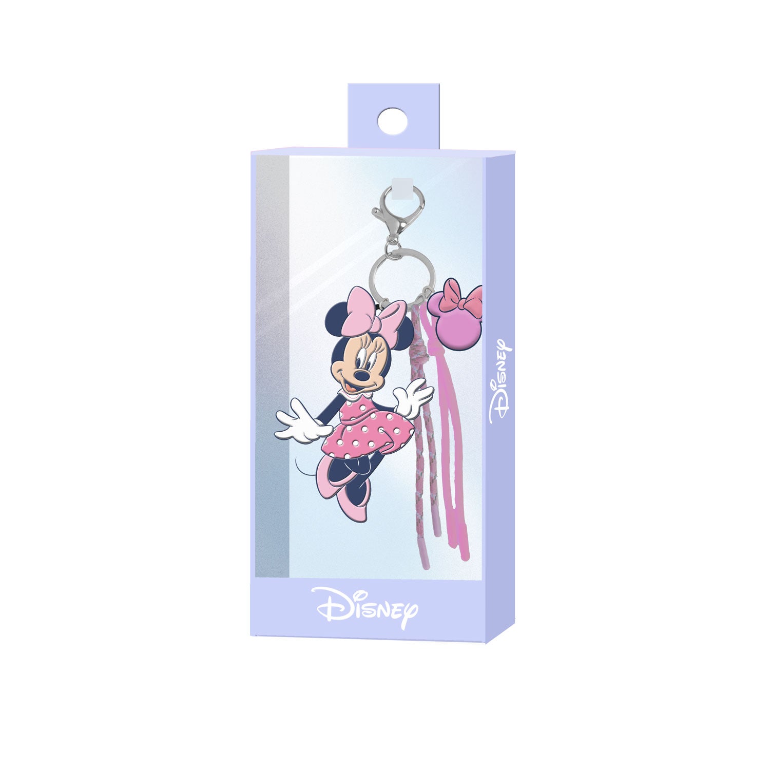 Disney Minnie Mouse Pretty-Llavero Charm, Rosa