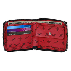 Naruto Clouds-Wallet Man Zip, Black