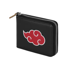 Naruto Clouds-Wallet Man Zip, Black