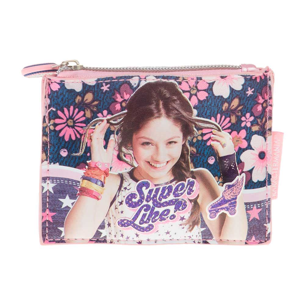 Disney Soy Luna Superlike-Portamonete Quadrato, Lilla