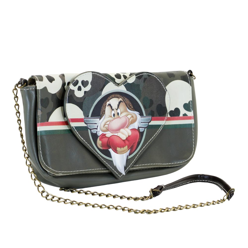 Disney Siete Enanitos Skull-Bolso Bandolera Handy, Verde