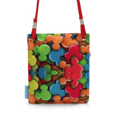 Disney Mickey Mouse Delicious-Bolso Bandolera Action Mini Vertical, Rojo
