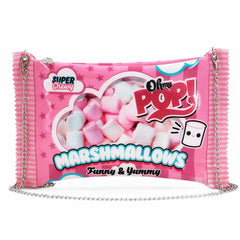 Oh My Pop Marshmallow-Bolso Bandolera Cadena, Rosa