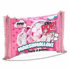 Oh My Pop Marshmallow-Bolso Bandolera Cadena, Rosa