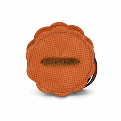 Oh My Pop Biscuit-Monedero Redondo, Beige