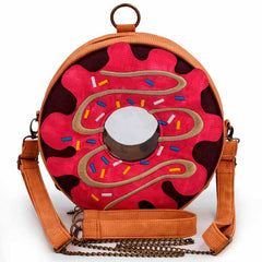 Oh My Pop Popnut-Popnut Ring Backpack-Bag, Pink