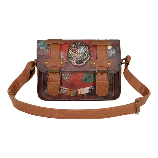 Harry Potter Railway-Bolso Satchel, Marrón