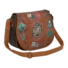 Harry Potter Railway-Large Muffin Shoulder Bag, Brown
