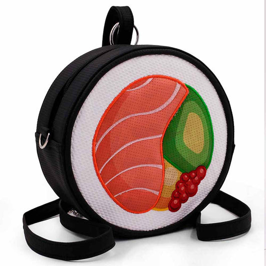 Oh My Pop Maki-Sushi Bag-Bag-Backpack Sushi, Black
