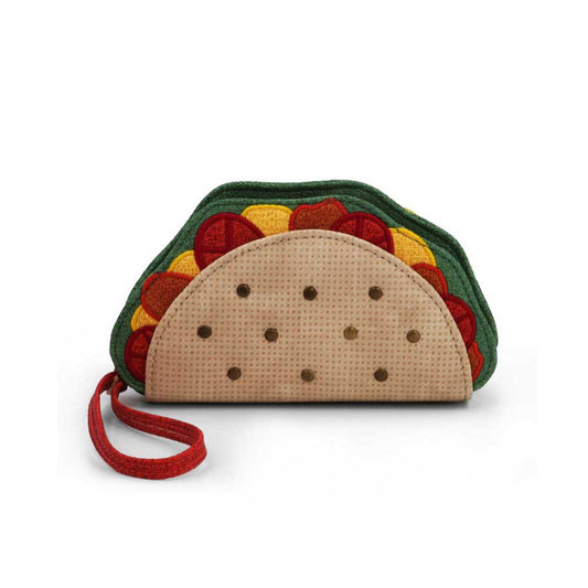 Oh My Pop Taco-Tex Purse, Beige