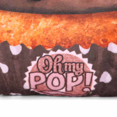 Oh My Pop Cupcake-Cojín Grande, Marrón