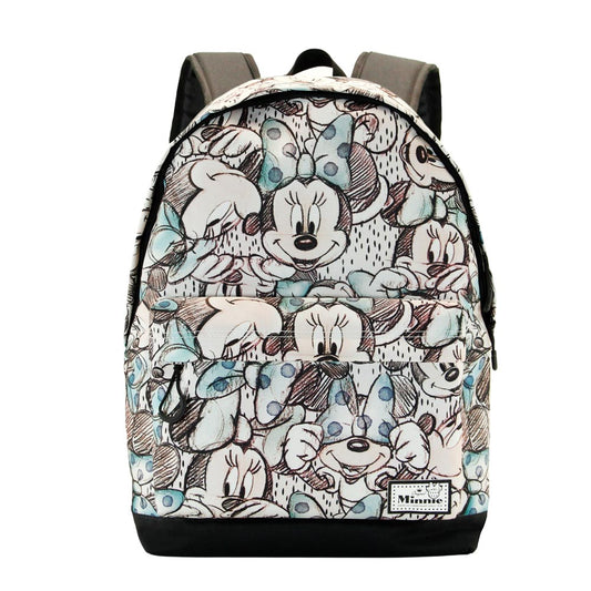 Disney Minnie Mouse Drawing-Mochila HS FAN 2.2, Gris