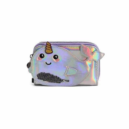 Oh My Pop Narwhal-Wallet, Silver