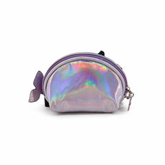 Oh My Pop Narval-Monedero Oval, Plateado