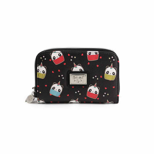 Oh My Pop Pandicorn-Wallet, Black