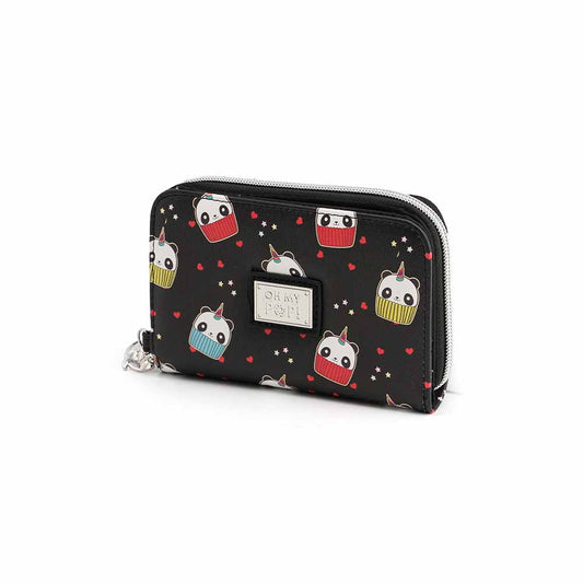 Oh My Pop Pandicorn-Wallet, Black